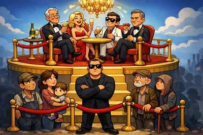 Elitism - The belief that a society or system should be led or controlled by a small group of superior or privileged people.