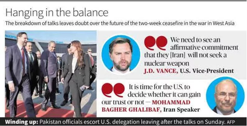 Iran, U.S. blame each other as talks end without a deal