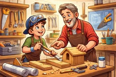 Apprentice - A person who learns a skill or trade by working under an experienced person. (प्रशिक्षु)