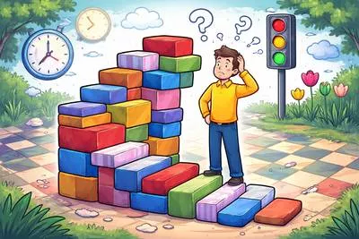 Inconsistency - The quality of not staying the same in behavior, statements, standards, or results; lack of consistency. (असंगति; अस्थिरता)