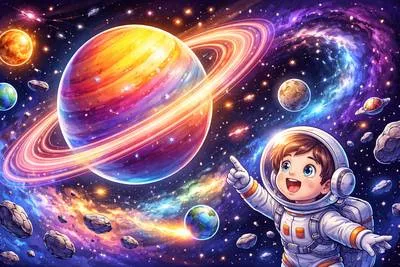 Astronomical - Extremely large in amount or size; also related to astronomy or celestial objects.