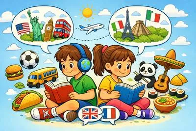 Bilingual - Able to speak or use two languages equally well.