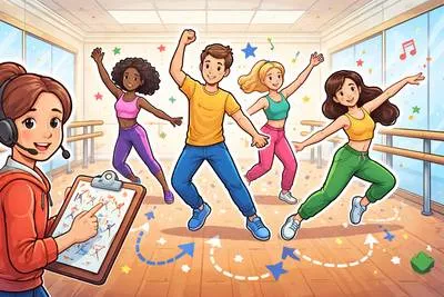 Choreography - The art of designing and arranging dance movements and steps for a performance.