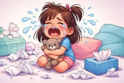 Inconsolable - Too sad or disappointed to be comforted. (जिसे सांत्वना न दी जा सके; अत्यंत दुखी)