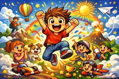 Enthusiasm - Intense excitement, interest, or eagerness for something.