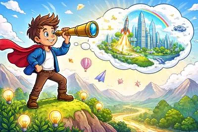 Visionary - Having original and imaginative ideas about the future; able to think ahead with wisdom and creativity.