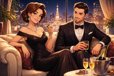 Sophisticated - Highly developed, refined, or cultured; having good taste and knowledge of the world.