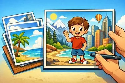 Superimpose - Place or lay one thing over another, especially so that both can still be seen.