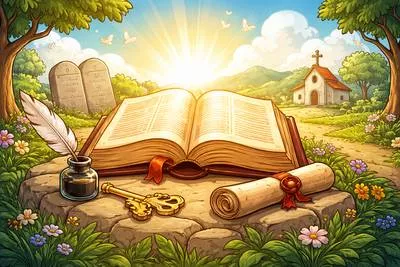 Testament - A clear proof of something, or a will that states how a person’s property should be distributed after death.