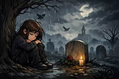 Mournful - Feeling, expressing, or causing sadness or grief.