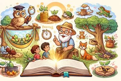 Proverb - A short well-known saying that expresses a general truth or piece of advice.