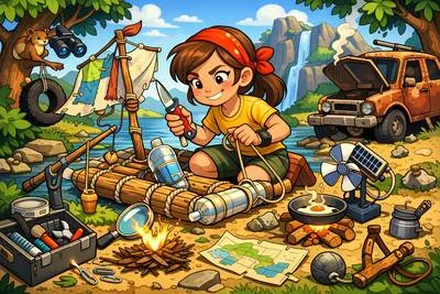 Resourceful - Able to deal with problems in a quick and clever way.
