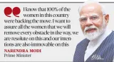 NDA will remove hurdles before women’s quota: PM