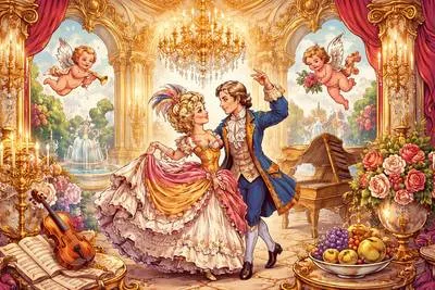 Baroque - Highly ornate and elaborate in style.