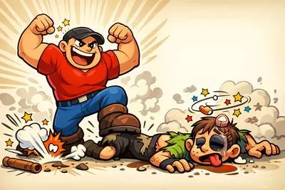 Trounce - Defeat someone heavily in a contest or fight.