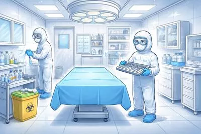 Sterile - Free from living microorganisms; unable to produce offspring or incapable of growth or development.