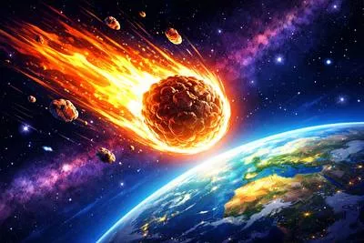 Meteoric - Very fast and sudden, especially describing a rapid rise, success, or change.
