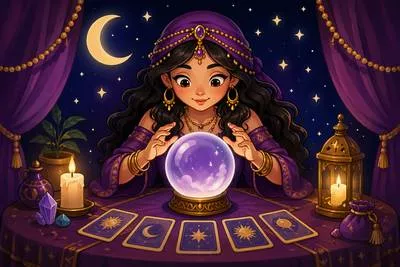 Divination - The practice of discovering hidden knowledge or predicting the future by supernatural means.