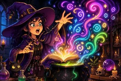 Incantation - A series of words said as a magic spell or chant.