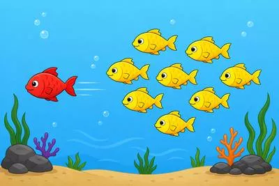 Outlier - A person, thing, or result that is very different from others in a group.