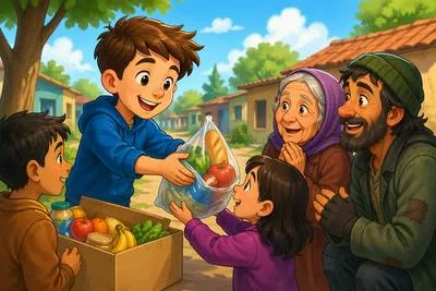 Generous - Showing kindness and readiness to give more of something, especially money, help, or time, than is usual or expected. (उदार, दानशील)