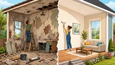 Renovate - Restore, repair, or improve something, especially a building, so that it is in good condition again.