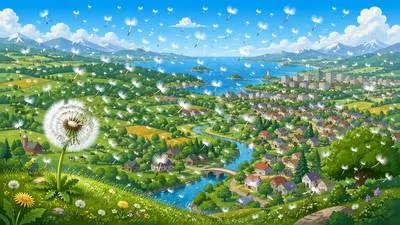 Widespread - Found or happening over a large area or among many people. (व्यापक)
