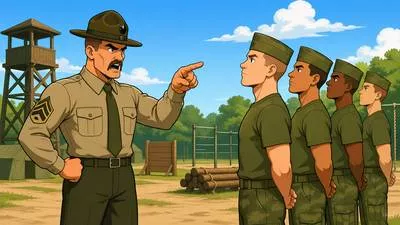 Sergeant - A non-commissioned officer in the army, air force, or police, usually ranking above a corporal. (सेना या पुलिस का अधीनस्थ अधिकारी)