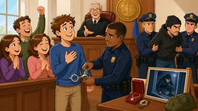Exonerative - Serving to clear someone from blame, guilt, or responsibility.