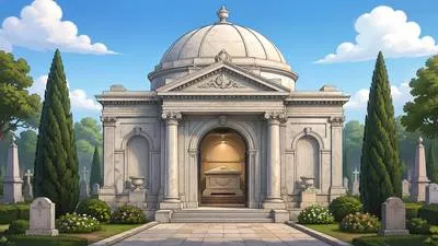 Mausoleum - A large and impressive tomb or building made to keep the dead body of an important person.
