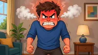 Seethe - To be extremely angry but often remain silent; to boil or foam.