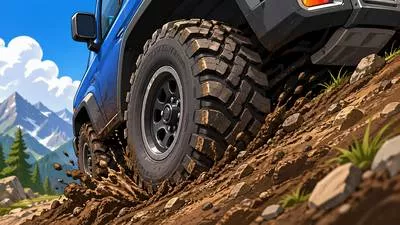 Traction - The grip or pulling force that helps something move forward; also, growing support or progress. (पकड़ या प्रगति)