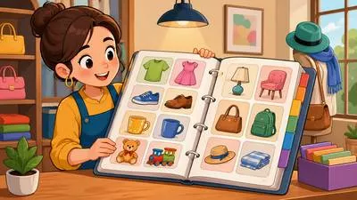 Catalogue - A complete list of items arranged systematically; to make such a list. (सूची बनाना या क्रमबद्ध सूची)