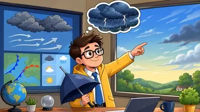 Predict - To say that something will happen in the future. (पूर्वानुमान लगाना)