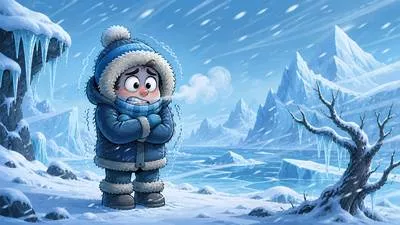 Frigid - Extremely cold; also emotionally cold or unfriendly.