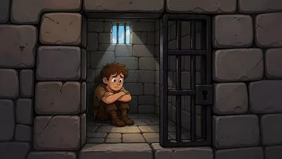 Immure - To enclose or imprison someone within walls or a confined place.