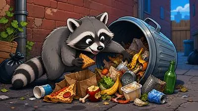 Scavenge - Search for and collect usable things from waste, discarded material, or surroundings. (कचरे या छोड़ी गई चीजों में से उपयोगी वस्तुएँ खोजना और इकट्ठा करना)