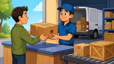 Consign - To send or deliver something to someone’s care; to hand over or entrust something.
