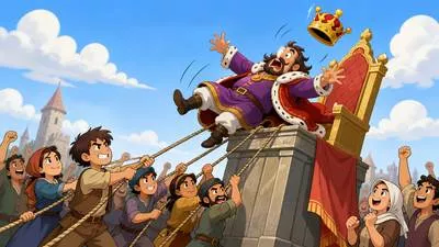 Overthrow - Remove a ruler, government, or authority from power, usually by force. (सत्ता से बलपूर्वक हटाना)