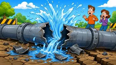 Rupture - Break or burst suddenly, especially because of pressure or injury. (फटना या टूटना)
