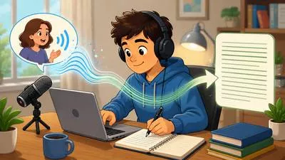 Transcribe - To write down spoken words or copy written material exactly.