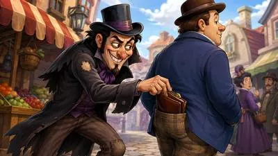 Scoundrel - A dishonest, wicked, or immoral person. (दुष्ट व्यक्ति / बदमाश)