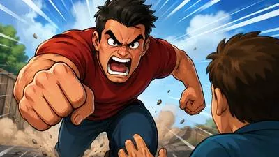 Aggressive - Ready or likely to attack, argue, or behave forcefully. (आक्रामक)