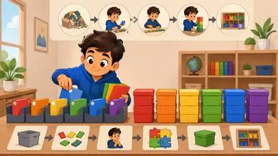 Systematic - Done according to a fixed plan, method, or organized system. (व्यवस्थित, क्रमबद्ध)