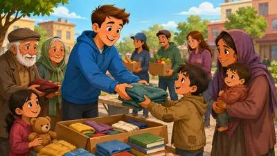 Philanthropy - The desire to help people, especially by giving money to good causes. (परोपकार)