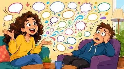 Loquacity - The quality of talking a lot, especially too much.