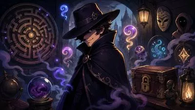 Enigmatic - Mysterious and difficult to understand or explain. (रहस्यमय)