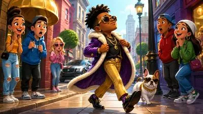Swagger - To walk or behave in a very confident and arrogant way. (अकड़कर चलना / घमंड दिखाना)