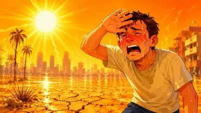 Blistering - Extremely hot, very intense, or harshly critical. (अत्यधिक गर्म / तीव्र / कठोर आलोचनात्मक)
