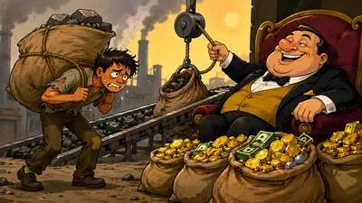 Exploit - To use someone or something unfairly for one’s own benefit. (शोषण करना)